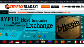 What Cryptotradex.com website looked like in 2016 (8 years ago)