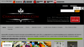 What Chandelierparts.com website looked like in 2016 (8 years ago)