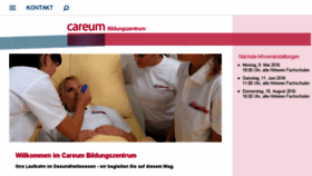 What Careum-bildungszentrum.ch website looked like in 2016 (8 years ago)