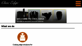 What Chocedge.com website looked like in 2016 (8 years ago)