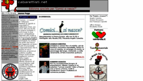 What Cabarettisti.net website looked like in 2016 (8 years ago)