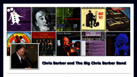 What Chrisbarber.net website looked like in 2016 (8 years ago)