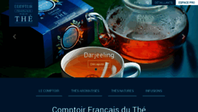 What Comptoir-francais-du-the.fr website looked like in 2016 (8 years ago)