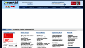 What Conceptia.in website looked like in 2016 (8 years ago)