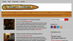 What Cheapbrass.com website looked like in 2016 (8 years ago)
