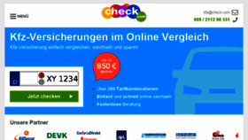 What Check-pkw-versicherung.de website looked like in 2016 (8 years ago)