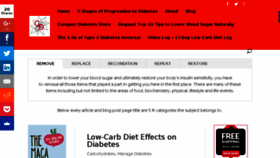 What Conquer-diabetes.com website looked like in 2016 (8 years ago)