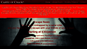 What Castleofchaos.com website looked like in 2016 (9 years ago)