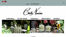What Cotenoire.com.au website looked like in 2016 (8 years ago)