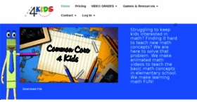 What Commoncore4kids.com website looked like in 2016 (8 years ago)