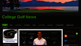 What Collegegolf.co.uk website looked like in 2016 (8 years ago)