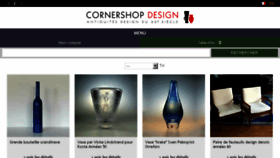What Cornershop-design.com website looked like in 2016 (8 years ago)