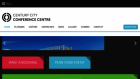 What Centurycityconferencecentre.co.za website looked like in 2016 (8 years ago)