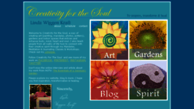 What Creativityforthesoul.com website looked like in 2016 (8 years ago)