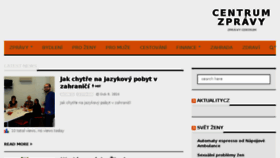 What Centrum-zpravy.cz website looked like in 2016 (8 years ago)