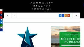 What Communitymanager.pt website looked like in 2016 (8 years ago)
