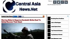 What Centralasianews.net website looked like in 2016 (8 years ago)