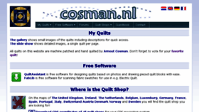 What Cosman.nl website looked like in 2016 (8 years ago)
