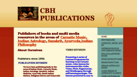 What Cbhpublications.co.in website looked like in 2016 (8 years ago)