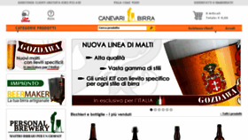 What Canevaribirra.it website looked like in 2016 (8 years ago)
