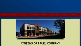 What Citizensgasfuel.com website looked like in 2016 (8 years ago)