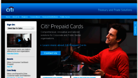 What Citiprepaid.com website looked like in 2016 (8 years ago)