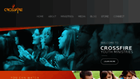 What Crossfireyouthministries.org website looked like in 2016 (8 years ago)