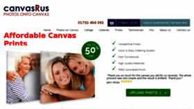 What Canvasrus.co.uk website looked like in 2016 (8 years ago)