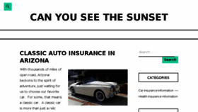 What Canyouseethesunset.com website looked like in 2016 (8 years ago)