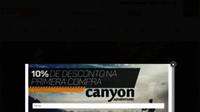 What Canyonadventure.com.br website looked like in 2016 (8 years ago)