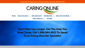 What Caringonline.com website looked like in 2016 (8 years ago)