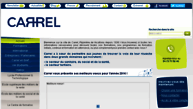What Carrel.fr website looked like in 2016 (8 years ago)