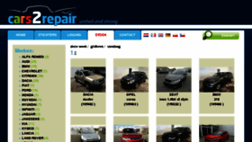 What Cars2repair.be website looked like in 2016 (8 years ago)
