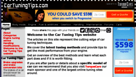 What Cartuningtips.com website looked like in 2016 (8 years ago)