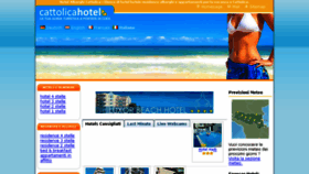 What Cattolicahotel.net website looked like in 2016 (8 years ago)