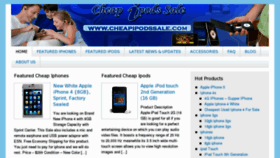 What Cheapipodssale.com website looked like in 2016 (8 years ago)