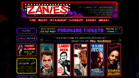 What Chicago.zanies.com website looked like in 2016 (8 years ago)