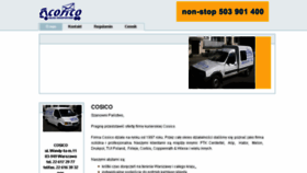 What Cosico.pl website looked like in 2016 (8 years ago)