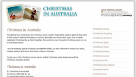 What Christmas-australia.com website looked like in 2016 (8 years ago)