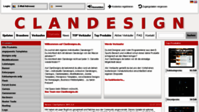 What Clandesigns.de website looked like in 2016 (8 years ago)