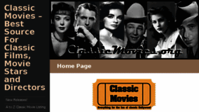 What Classicmovies.org website looked like in 2016 (8 years ago)