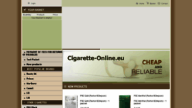 What Cigarette-online.eu website looked like in 2016 (8 years ago)