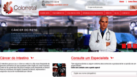 What Colorretal.com.br website looked like in 2016 (8 years ago)