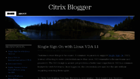 What Citrixblogger.org website looked like in 2016 (8 years ago)