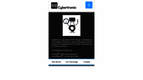 What Cybertronix.co.za website looked like in 2016 (8 years ago)