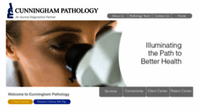 What Cunninghampathology.com website looked like in 2016 (8 years ago)
