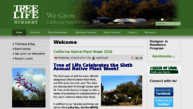 What Californianativeplants.com website looked like in 2016 (8 years ago)
