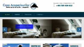 What Casa-acoperisurilor.ro website looked like in 2016 (9 years ago)