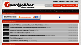 What Couchjobber.de website looked like in 2011 (12 years ago)
