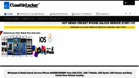 What Cloudunlocker.com website looked like in 2016 (8 years ago)
